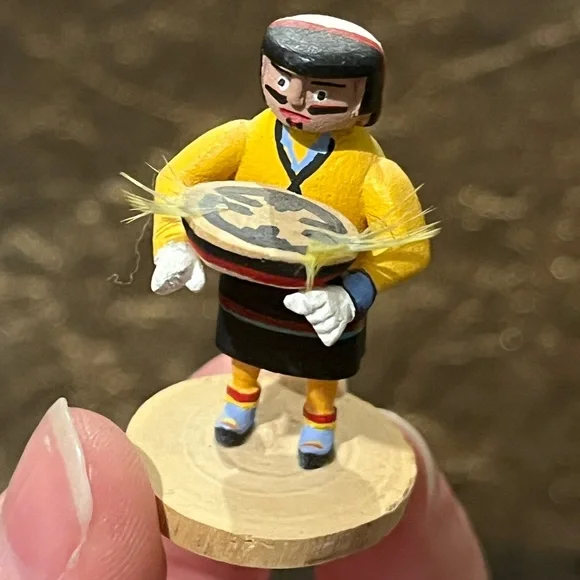💛Vintage Authentic Shalacko Kachina Doll Miniature Native First People Artist💛 - Picture 1 of 8